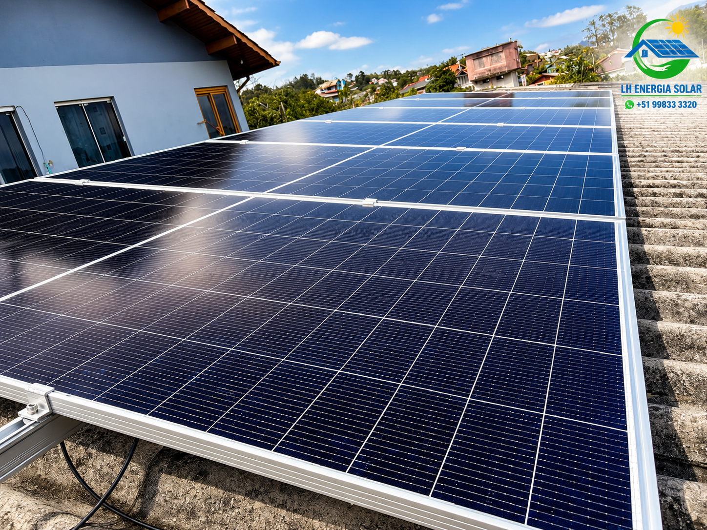 Energia solar em residência
